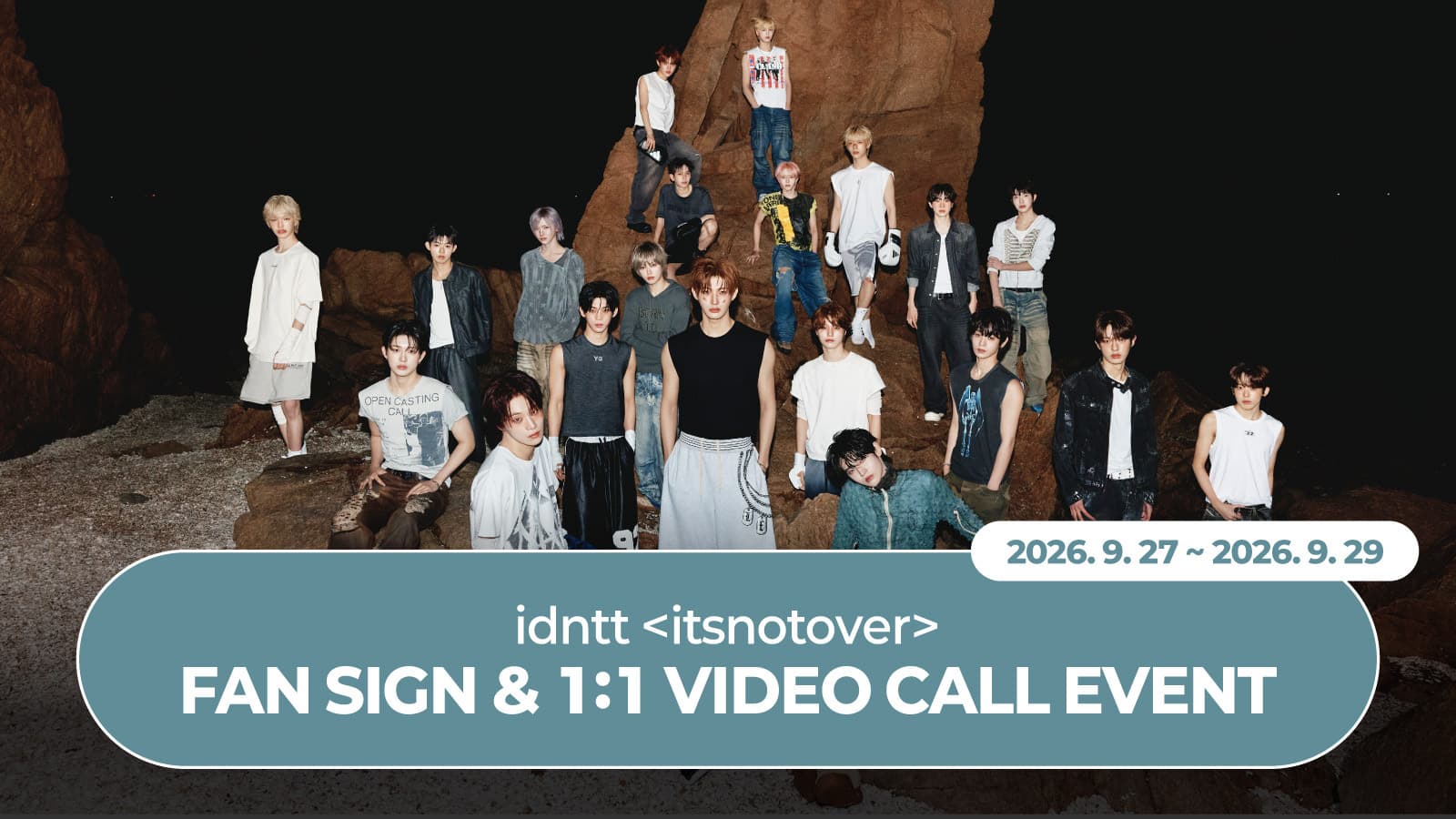 [261009] idntt (아이덴티티) [itsnotover] 사인회 이벤트