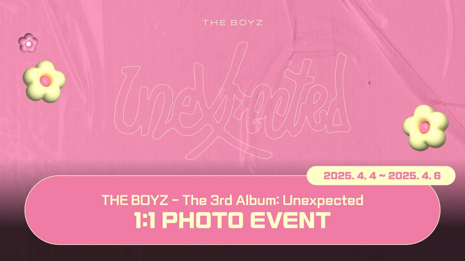 [250417] 더보이즈 (THE BOYZ) The 3rd Album [Unexpected] 포토 이벤트