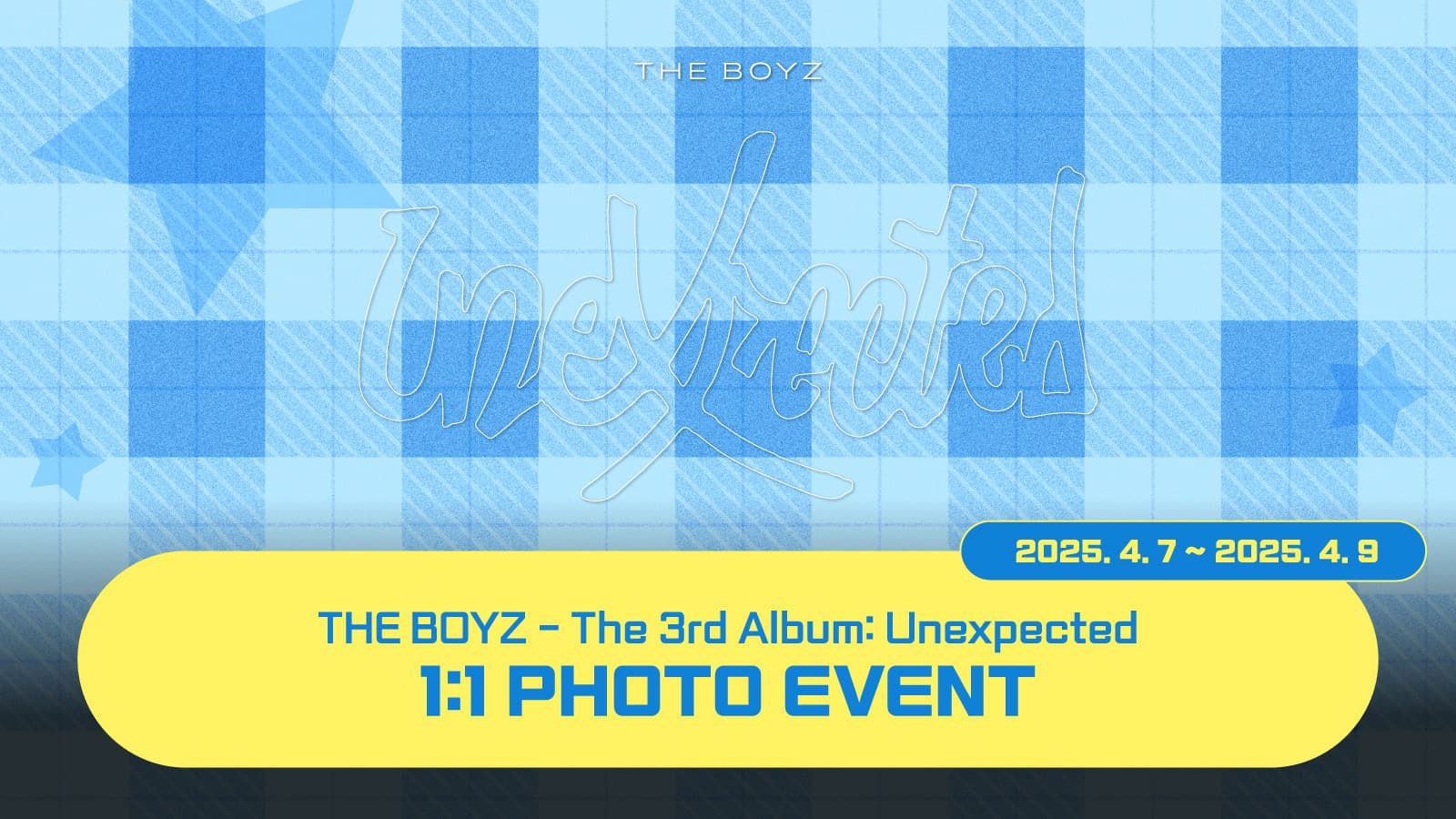 [250516] 더보이즈 (THE BOYZ) The 3rd Album [Unexpected] 포토 이벤트