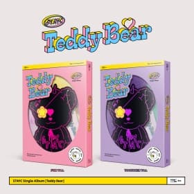 STAYC (스테이씨) – 싱글앨범 : Teddy Bear [2종 중 랜덤 1장]