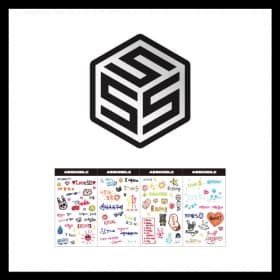 트리플에스[tripleS]_01.아크릴 그립톡 & 스티커 세트_[ASSEMBLE] OFFICIAL MD