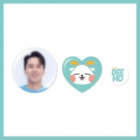 장민호(JANG MINHO) POP-UP STORE [DEEHO]_핀버튼 세트