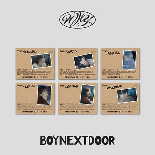 보이넥스트도어 (BOYNEXTDOOR) - 1st EP [WHY..] (LETTER ver./랜덤)