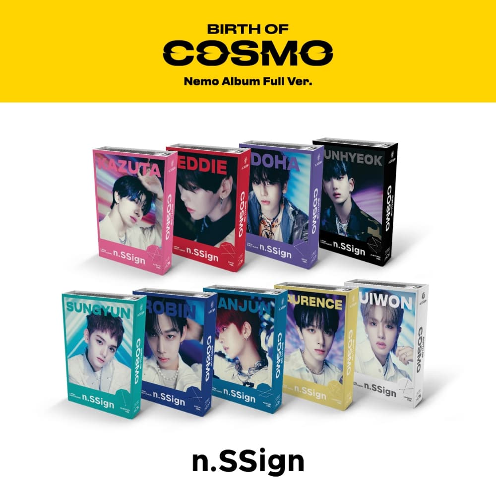 n.SSign (엔싸인) - DEBUT ALBUM [BIRTH OF COSMO] (Nemo Album Full Ver. 한정반) (랜덤)