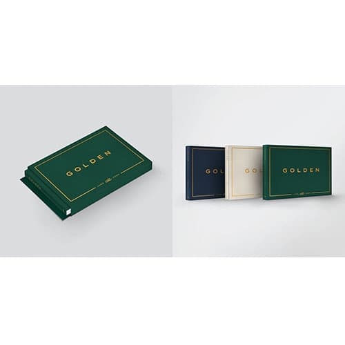 [세트/앨범4종] 정국 (JUNGKOOK) - GOLDEN (일반반 Set) + (Weverse Albums ver.)