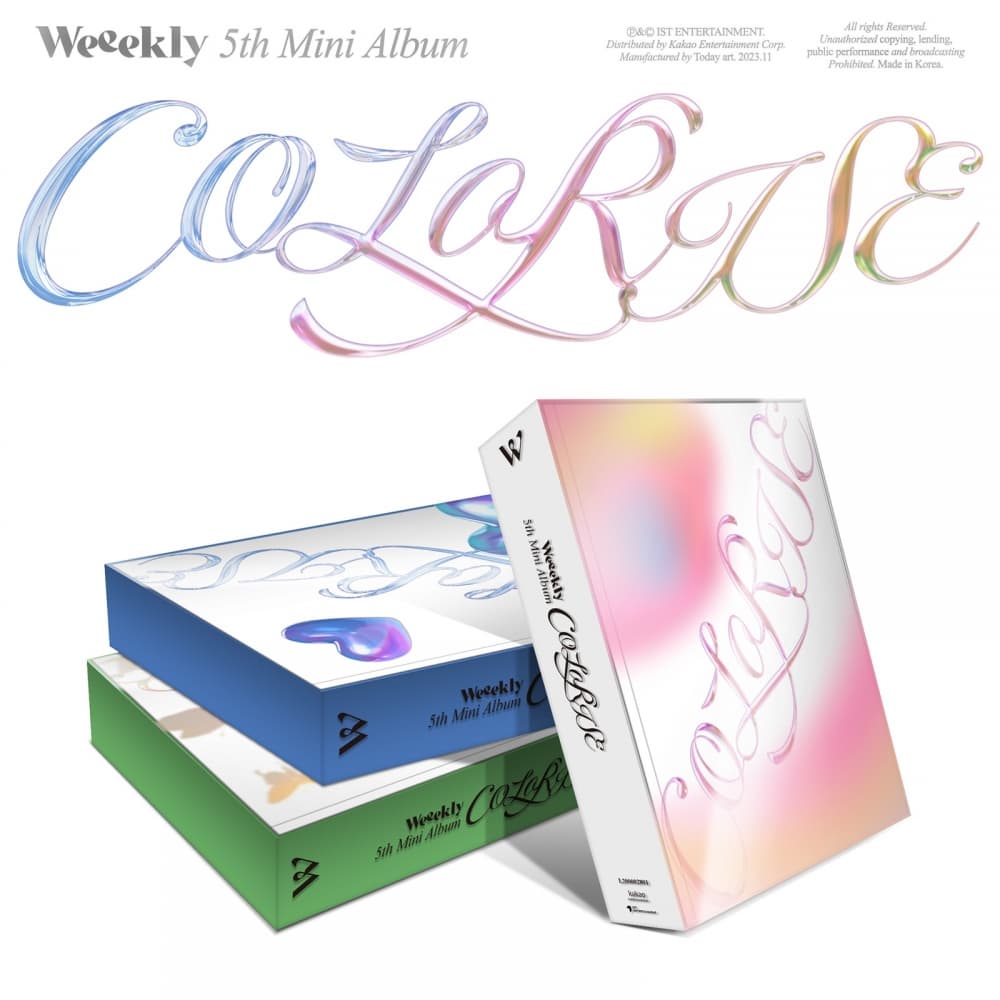 [세트/앨범3종] 위클리 (Weeekly) - 미니5집 [ColoRise]