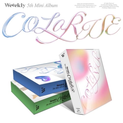 [세트/앨범3종] 위클리 (Weeekly) - 미니5집 [ColoRise]
