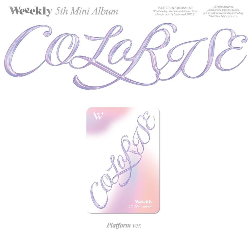 위클리 (Weeekly) - 미니5집 [ColoRise] (Platform Ver.)