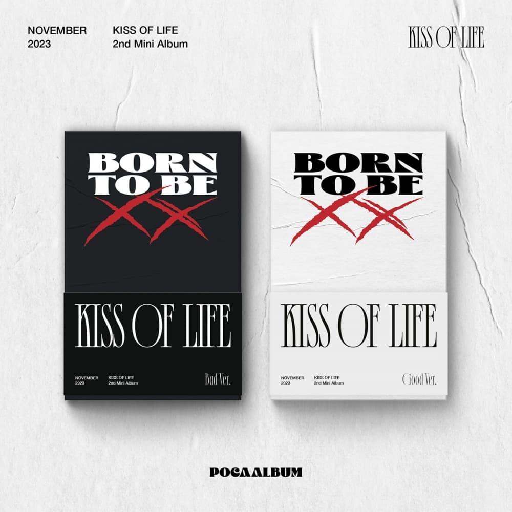 [세트/앨범2종] 키스오브라이프 (KISS OF LIFE) - 미니2집 [Born to be XX] (POCA)