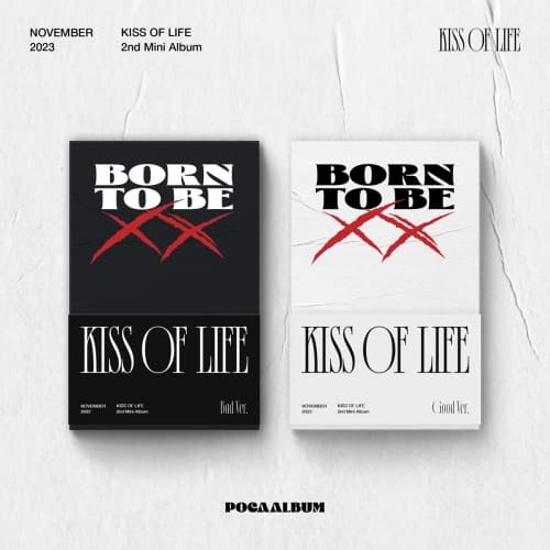 [세트/앨범2종] 키스오브라이프 (KISS OF LIFE) - 미니2집 [Born to be XX] (POCA)