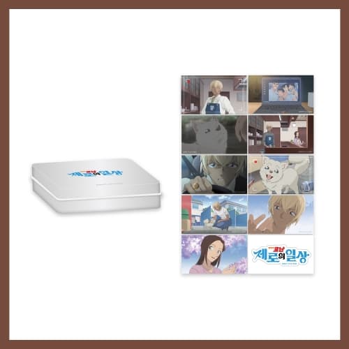 명탐정 코난 [제로의 일상] OFFICIAL MD_TINCASE&STICKER SET