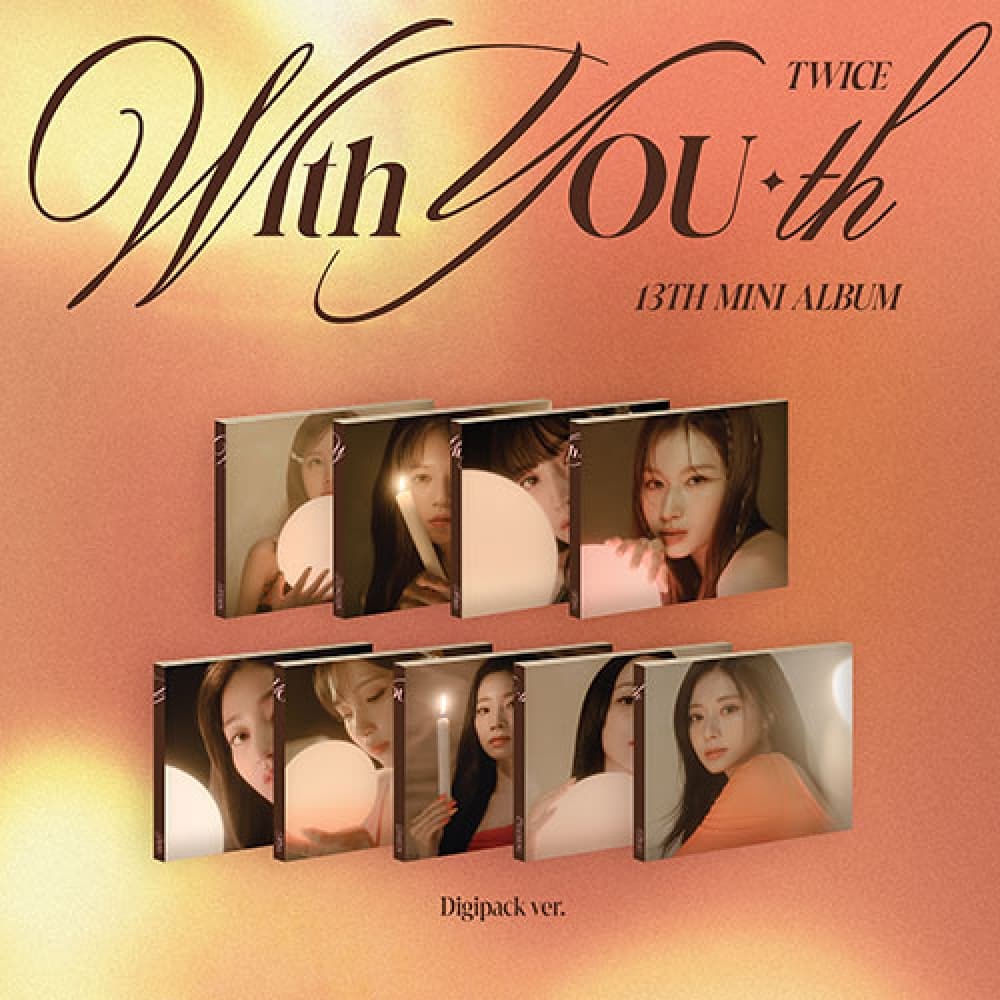 트와이스 (TWICE) - 미니13집 [With YOU-th] (Digipack Ver.) (랜덤)