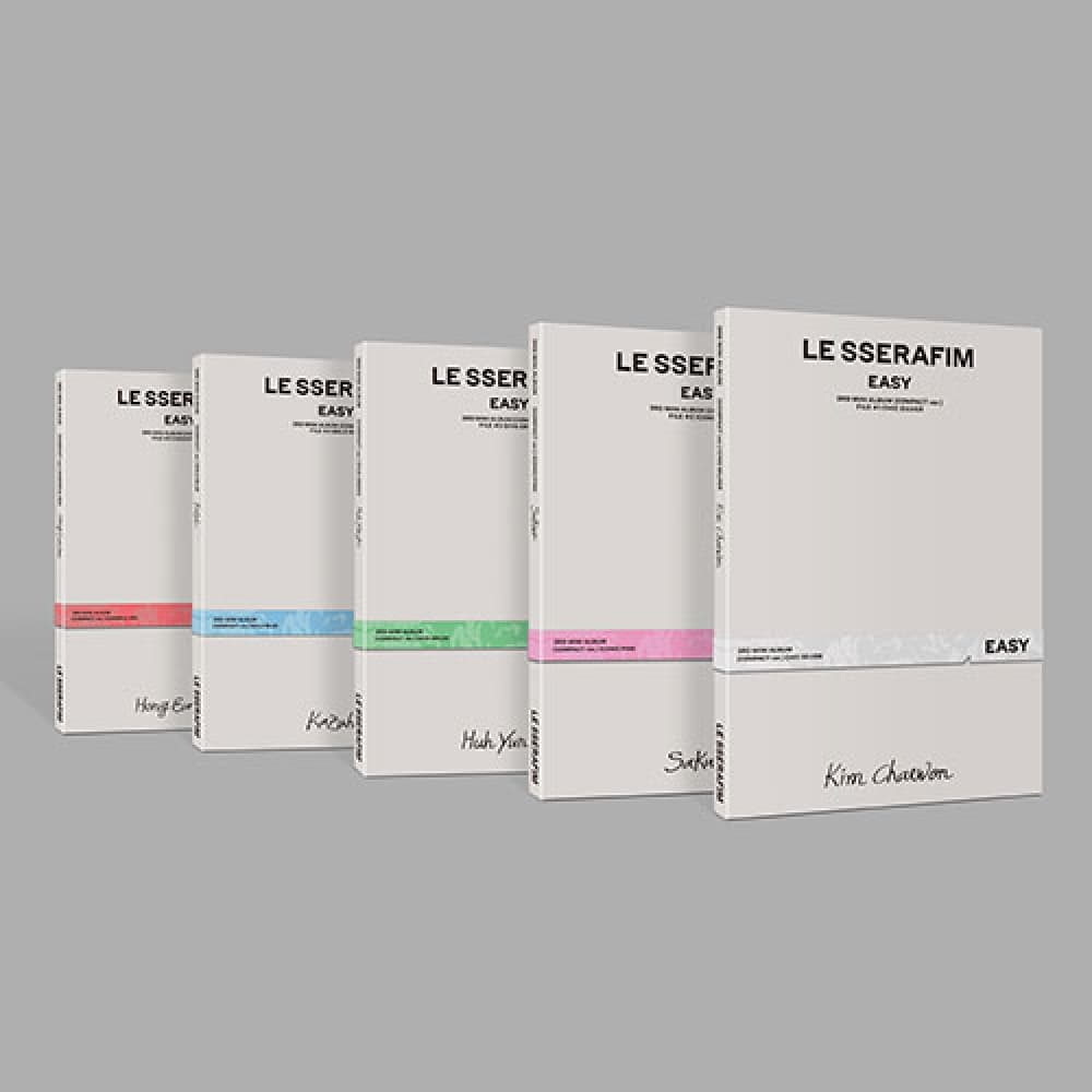 르세라핌 (LE SSERAFIM) - 3rd Mini Album [EASY] (COMPACT ver.) (랜덤)