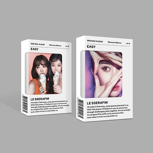 르세라핌 (LE SSERAFIM) - 3rd Mini Album [EASY] (Weverse Albums ver.) (랜덤)
