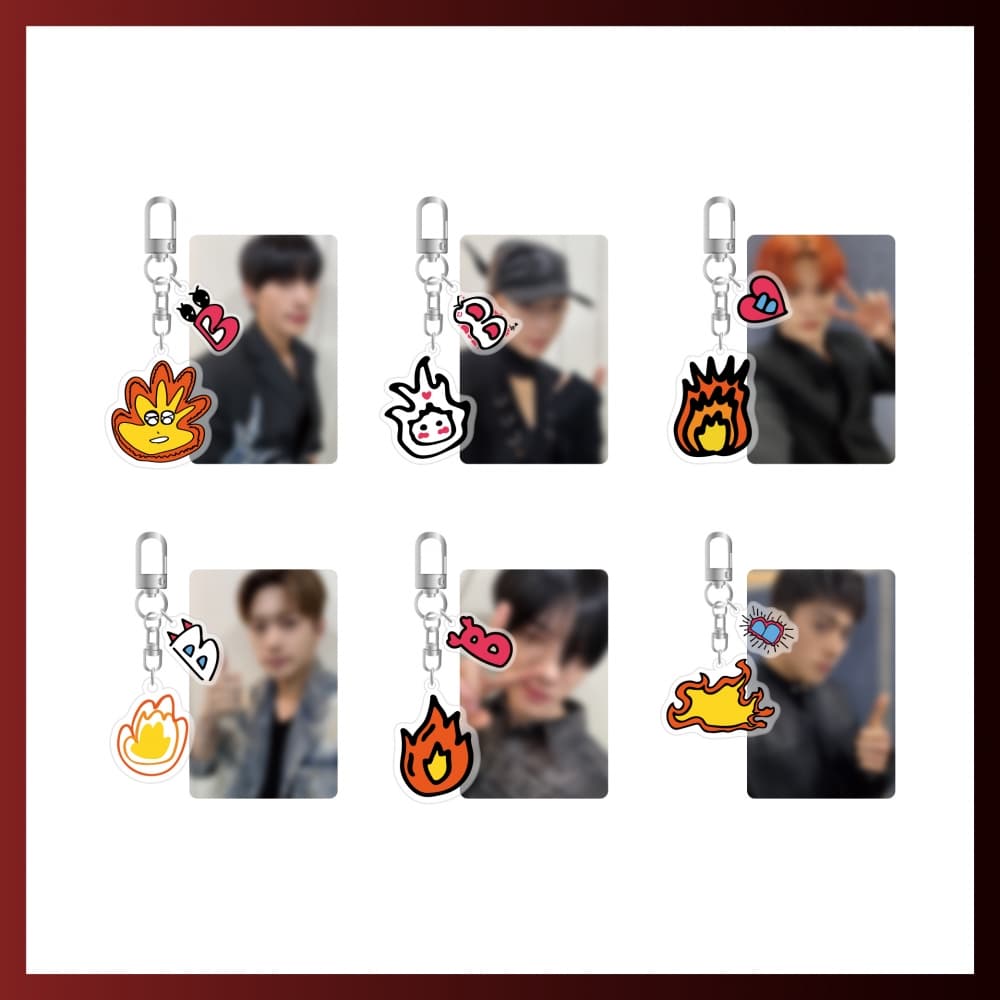 저스트비(JUST B)_05.아크릴 키링_JUST B FANMEETING [READY, BURN!] OFFICIAL MD