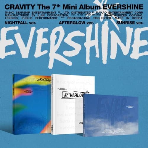 [세트/앨범3종] CRAVITY (크래비티) - The 7th Mini Album [EVERSHINE]