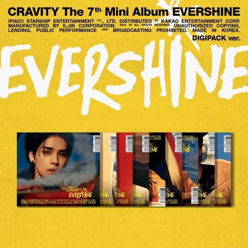 CRAVITY (크래비티) - The 7th Mini Album [EVERSHINE] (DIGIPACK ver.) (랜덤)