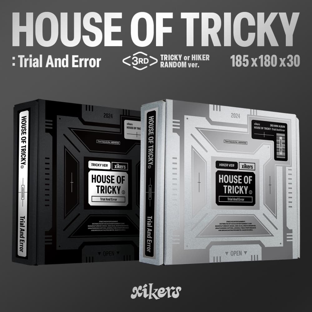 싸이커스 (xikers) - 3RD MINI ALBUM [HOUSE OF TRICKY : Trial And Error] (랜덤)