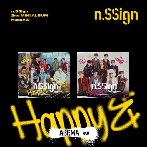 n.SSign (엔싸인) - 2nd MINI ALBUM [Happy &] (ABEMA #1 ver.)