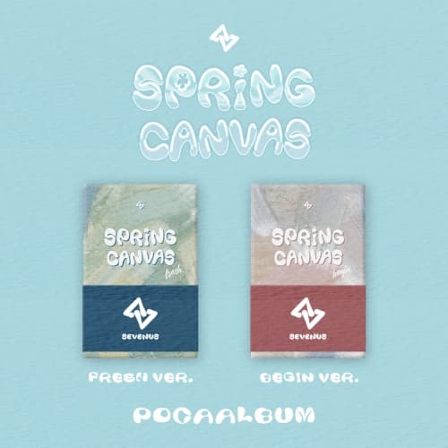 세븐어스 (SEVENUS) - 1st mini [SPRING CANVAS] (POCAALBUM) (랜덤)