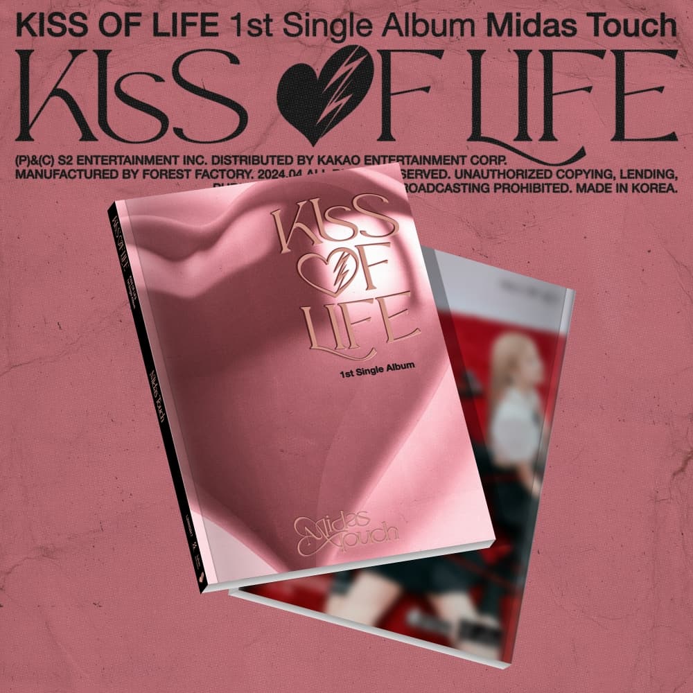 KISS OF LIFE  (키스오브라이프) - 1st Single Album [Midas Touch] (Photobook Ver.)
