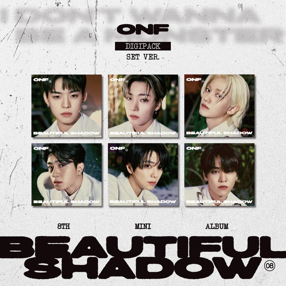 [세트/앨범6종] 온앤오프 (ONF) - 8TH MINI ALBUM [BEAUTIFUL SHADOW] (DIGIPACK)