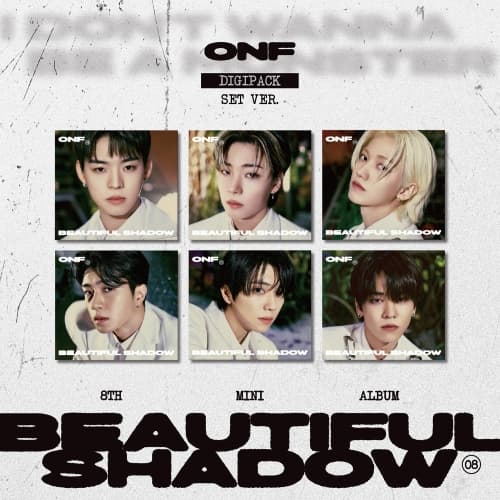 [세트/앨범6종] 온앤오프 (ONF) - 8TH MINI ALBUM [BEAUTIFUL SHADOW] (DIGIPACK)