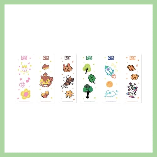 엔시티 위시(NCT WISH)_02.리무버블 손그림 스티커_POP-UP STORE OFFICIAL MD