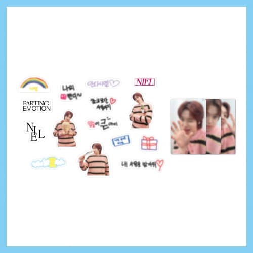 니엘(NIEL)_04.스티커팩 & 포토카드 세트_2024 NIEL WHITE DAY POP-UP STORE OFFICIAL MD