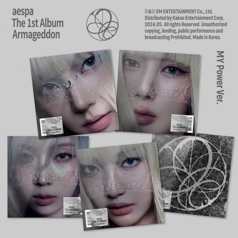 [세트/앨범5종] 에스파 (aespa) - 정규1집 [Armageddon] (MY Power Ver.)
