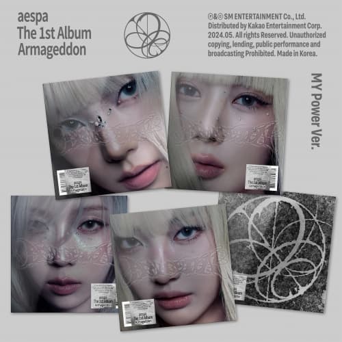 [세트/앨범5종] 에스파 (aespa) - 정규1집 [Armageddon] (MY Power Ver.)