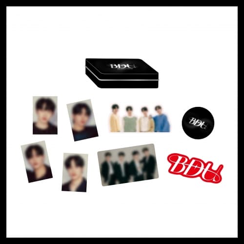 비디유(B.D.U)_07.틴케이스 & 스티커 세트_B.D.U OFFICIAL MD