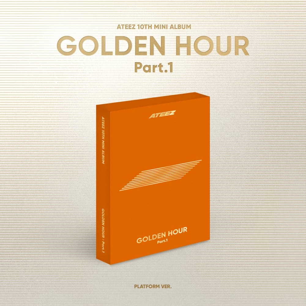 에이티즈 (ATEEZ) - 10th Mini Album [GOLDEN HOUR : Part.1] (Platform VER.)