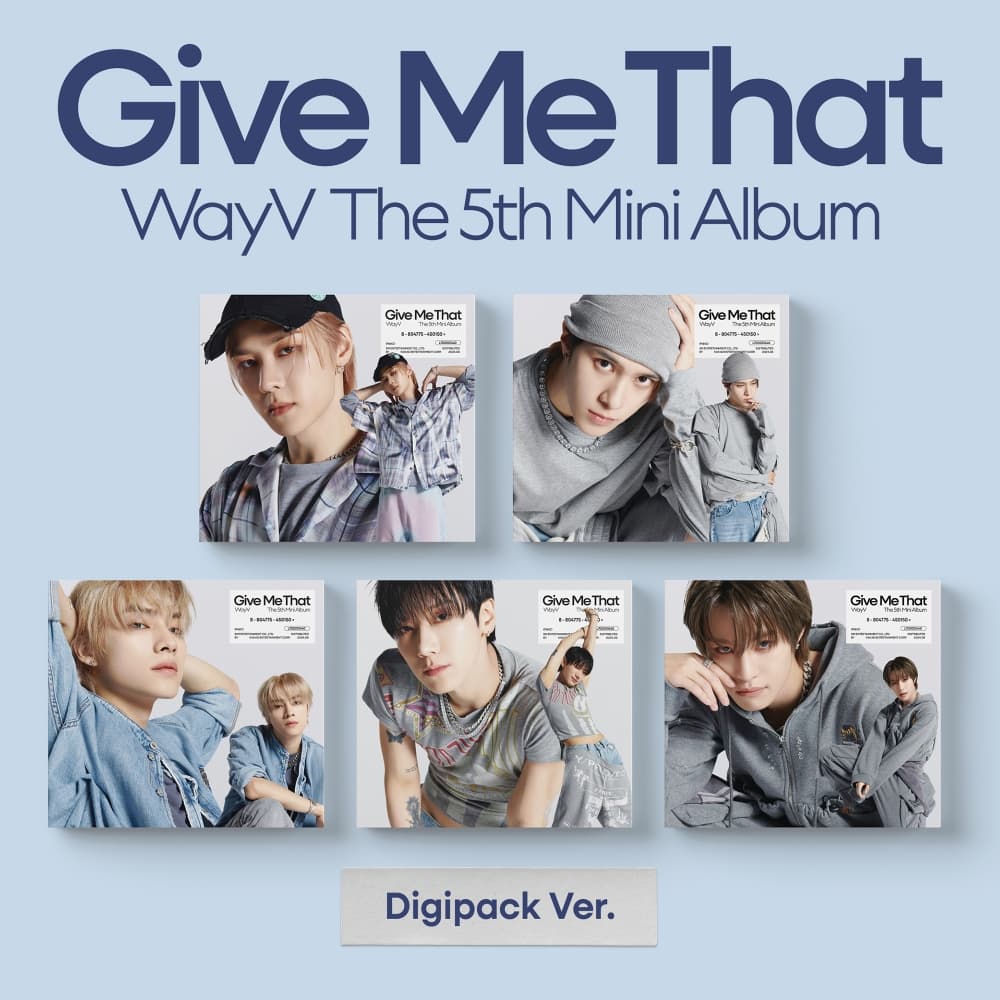 웨이션브이 (WayV) - 미니5집 [Give Me That] (Digipack Ver.) (랜덤)