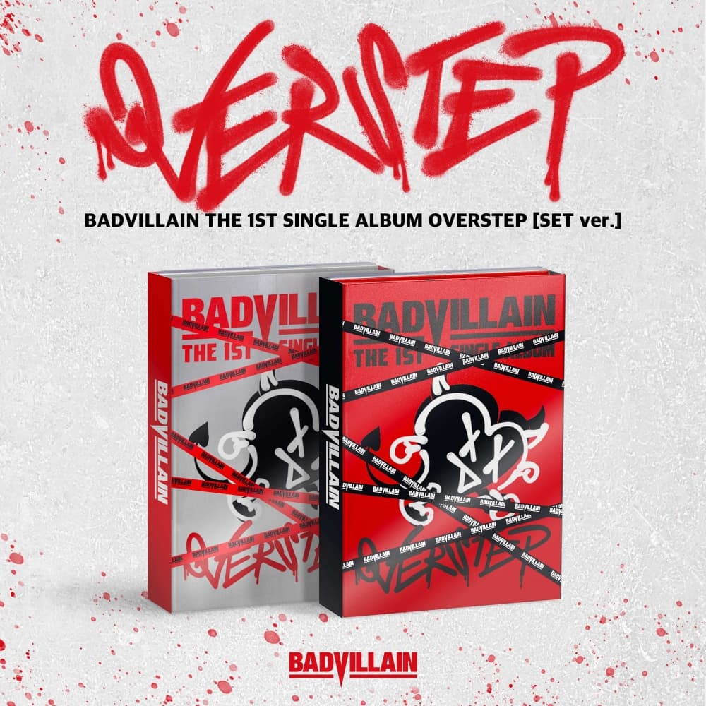 [세트/앨범2종] 배드빌런 (BADVILLAIN) - 싱글1집 [OVERSTEP]