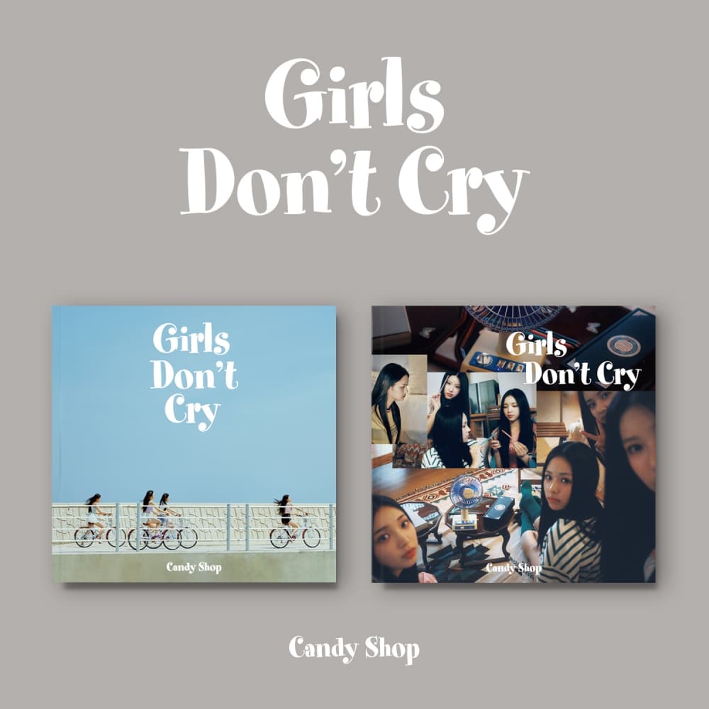 [세트/앨범2종] Candy Shop (캔디샵) - The 2nd Mini Album [Girls Don’t Cry]