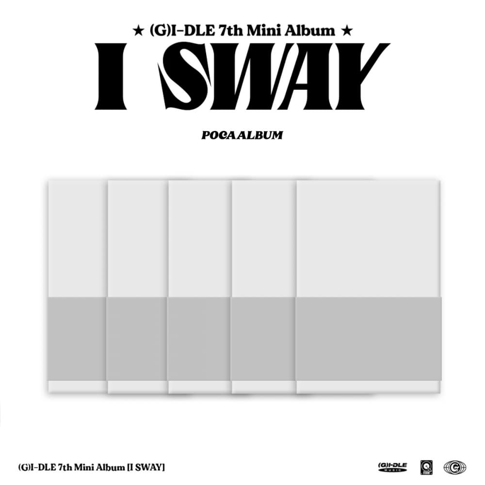 [세트/앨범5종] (여자)아이들 - 미니7집 [I SWAY] (POCA)