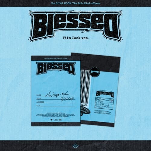 하성운 (HA SUNG WOON) - 미니 8집 Blessed [Film Pack ver.] [Mini CD-R]