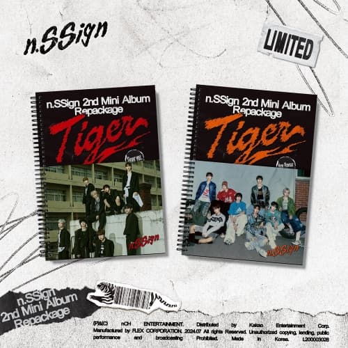 n.SSign (엔싸인) - 2nd Mini Album Repackage [Tiger] (한정반) (랜덤)