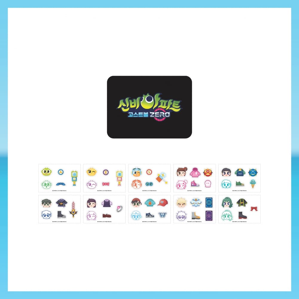 신비아파트_04.틴케이스 & 스티커 세트_[고스트볼 ZERO] POP-UP STORE OFFICIAL MD