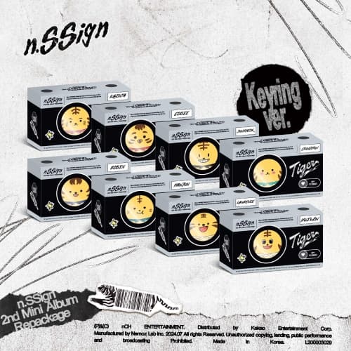 n.SSign (엔싸인) - 2nd Mini Album Repackage [Tiger] (NFC키링 ver.한정반)(랜덤)