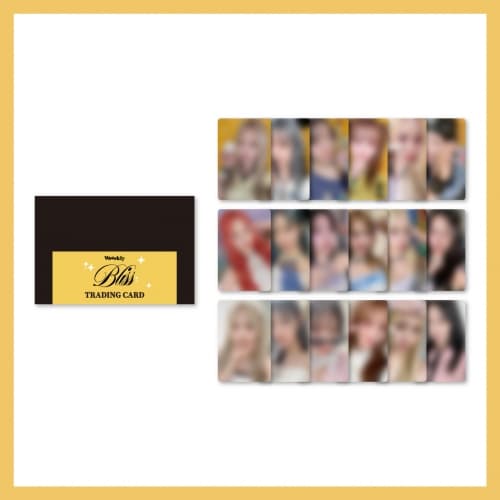 위클리(Weeekly)_01.트레이딩 카드_Weeekly 6TH MINI ALBUM [Bliss] OFFICIAL MD