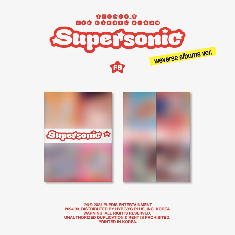[세트/앨범8종] 프로미스나인 (fromis_9) - 3rd Single Album [Supersonic] (weverse albums ver.)