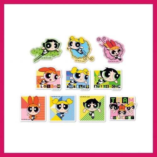 파워퍼프걸(THE POWERPUFF GIRLS)_01.스티커_2024 THE POWERPUFF GIRLS POP-UP STORE OFFICIAL MD