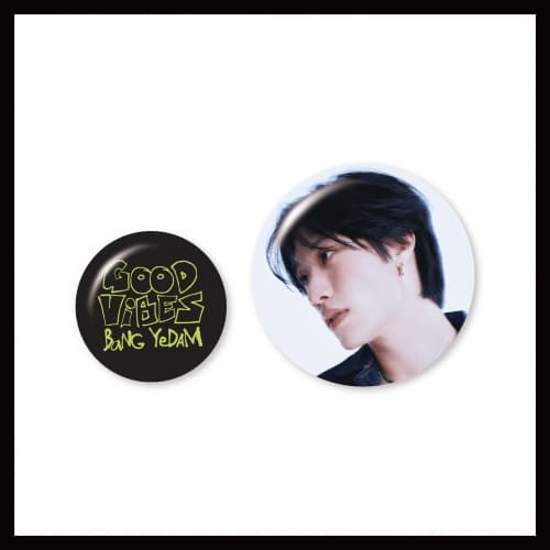 방예담(BANG YEDAM)_01.핀버튼 세트_BANG YEDAM 2ND MINI ALBUM [GOOD ViBES] POP-UP STORE OFFICIAL MD