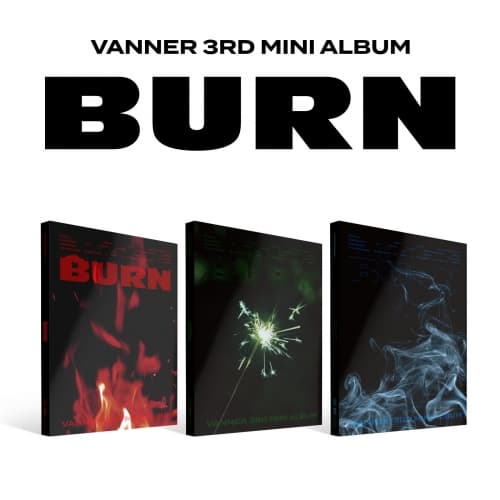 [세트/앨범3종] VANNER(배너) - 3RD MINI ALBUM [BURN]