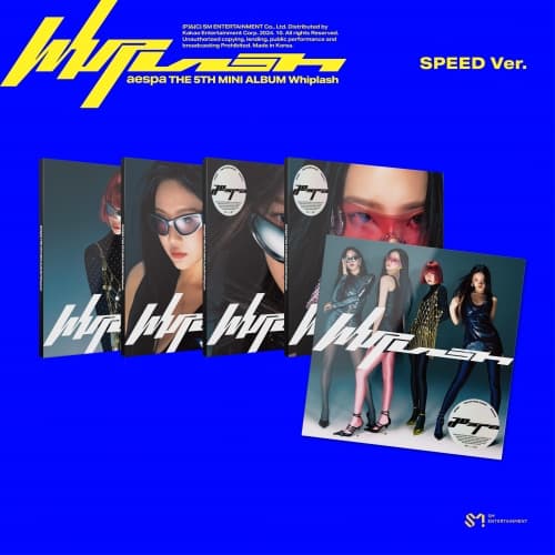 [세트/앨범5종] 에스파 (aespa) - 미니5집 [Whiplash] (SPEED Ver.)