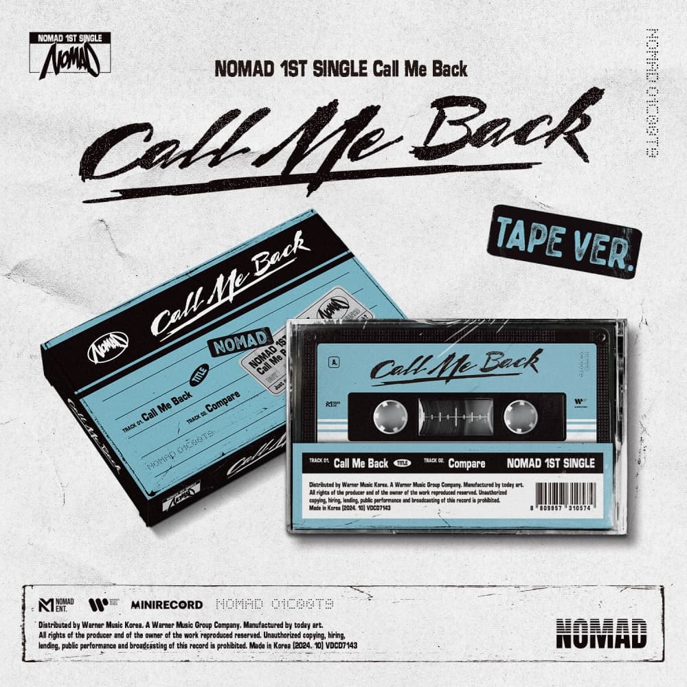 노매드 (NOMAD) - 1st single [Call Me Back] (TAPE Ver.)