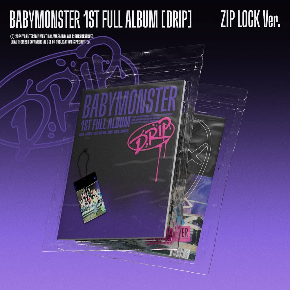 베이비몬스터 (BABYMONSTER) - 1st FULL ALBUM [DRIP] (ZIP LOCK Ver.)