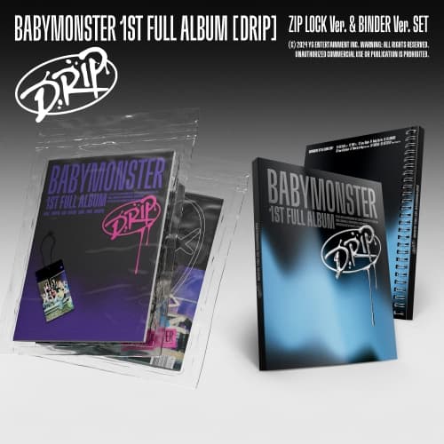 [세트/앨범2종] 베이비몬스터 (BABYMONSTER) - 1st FULL ALBUM [DRIP]